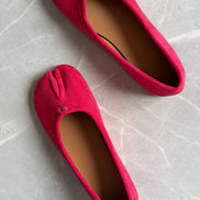 Pink Suede Tabi Shoe