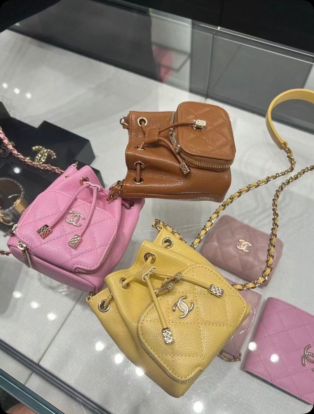 Chanel Mini Drawstring Bag