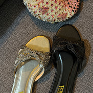 Rhinestone slipper