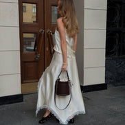 Zara drawstring mini bucket bag